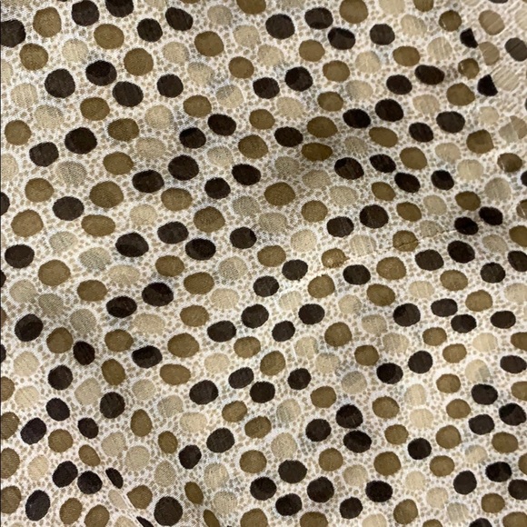 New York & Company Large Semi-Sheer V Neck blouse - Picture 5 of 8